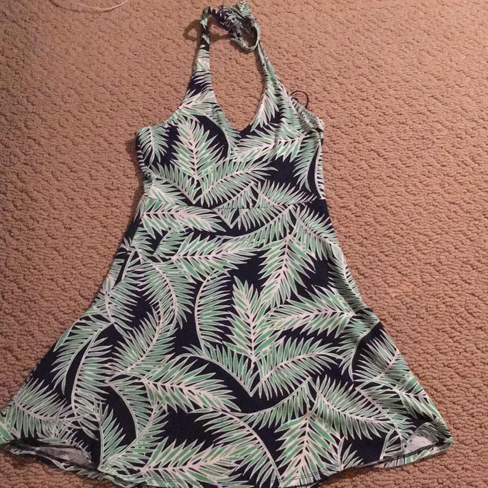Aeropostale leaves summer halter dress